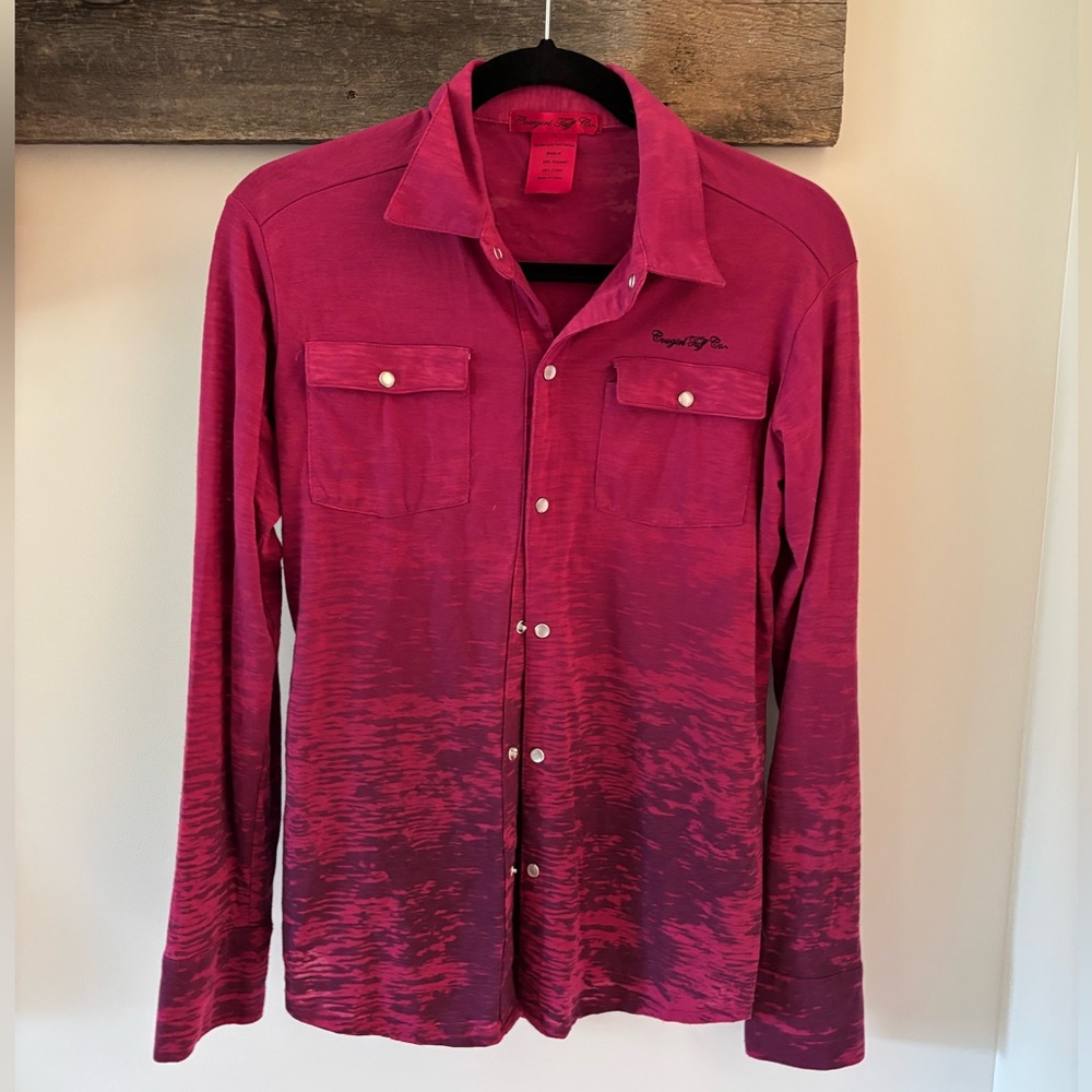 Cowgirl Tuff Vibrant Pink Shirt